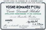 Domaine De La Romane-conti - Vosne-romane 1er Cru Cuve Duvault-blochet 2019 (750)