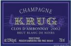 Krug Champagne Clos D'ambonnay 2002 (750)