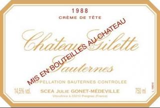 Chteau Gilette Crme De Tte 1962 (750ml) (750ml)