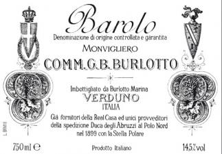 Comm. G.b. Burlotto Barolo Monvigliero 2018 (750ml) (750ml)