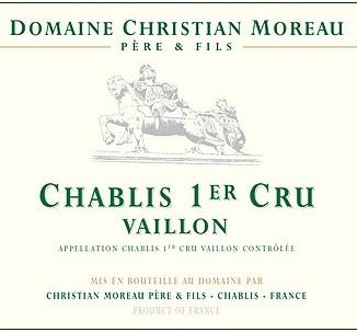 Domaine Christian Moreau Pre et Fils - Chablis 1er Cru Vaillon 2020 (750ml) (750ml)