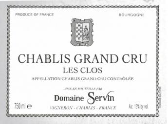 Domaine Servin - Chablis Grand Cru Les Clos 2021 (750ml) (750ml)