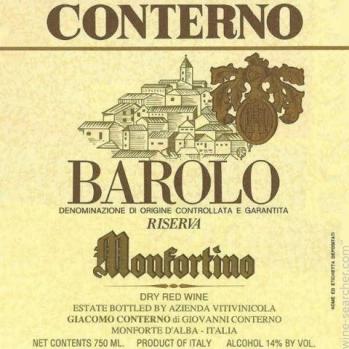 Giacomo Conterno Barolo Riserva Monfortino 2013 (750ml) (750ml)