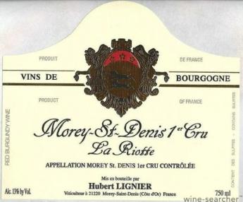 Hubert Lignier Morey St. Denis 1er Cru La Riotte 2010 (750ml) (750ml)